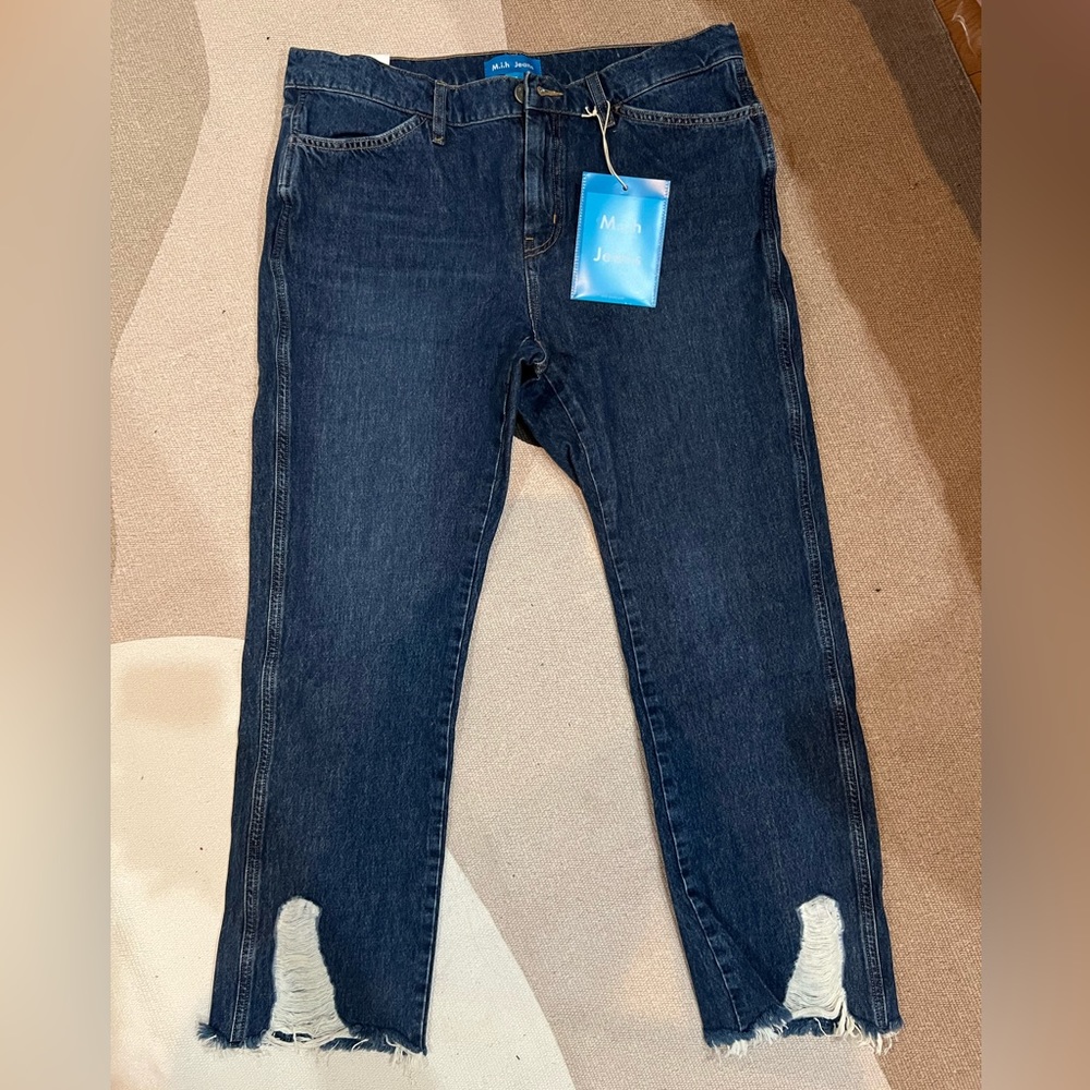 M.i.h. Cult jeans | mid rise straight leg blue jeans